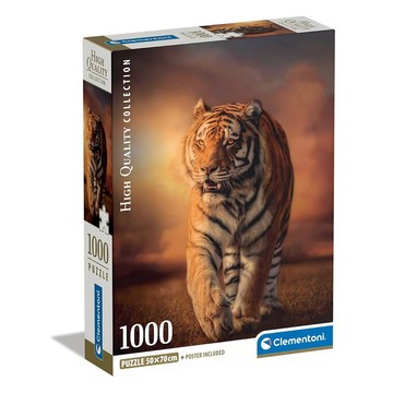 草原上的老虎 1000片拼圖 Clementoni
