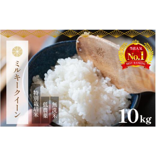 ふるさと納税 福井県 あわら市 令和5年産新米 ミルキークイーン 10kg 無洗米 特別栽培米 低農薬 《食味値85点以上！こだわり極上無洗米》 ／ 福井県 あわら 北…