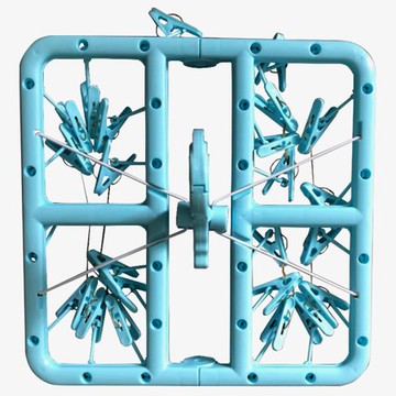 時尚摺疊曬衣架 24夾