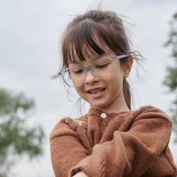 美國 KiGO - 功能型濾藍光兒童眼鏡 (3Y+)-簡約灰