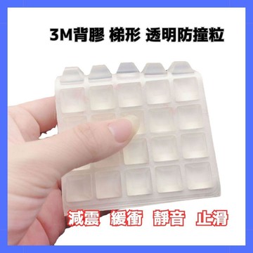 【臺南現貨】3M背膠透明矽膠梯形防撞粒 止滑貼 防撞墊 止滑墊 消音墊 防撞粒 防滑粒 緩衝粒 防震貼 傢俱防撞顆粒