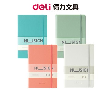 【Nusign紐賽】附繩皮面筆記本/A5/96張/ENS281｜記事本 手帳 文具