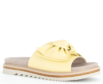 GABOR LEMON CASUAL OPEN SLIPPERS 黃色女款鞋子