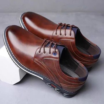 JD3113Widen懶人鞋拼色休閑男鞋跨境大碼38-53Mens casual shoes