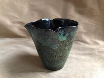 藝術炫青造型茶海 公道杯 花瓶 功夫茶具 茶杯 茶海 收藏藝術品