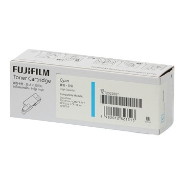 Fuji Xerox FUJIFILM 富士軟片 CT202265 / 202265 原廠盒裝 藍色 碳粉匣 單支入