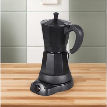 跨境鋁制電熱摩卡壺意式歐插煮咖啡機家用快速便捷式電動咖啡壺