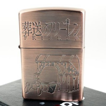 【ZIPPO】日系~葬送的芙莉蓮-芙莉蓮與寶箱怪-兩面蝕刻圖案設計打火機