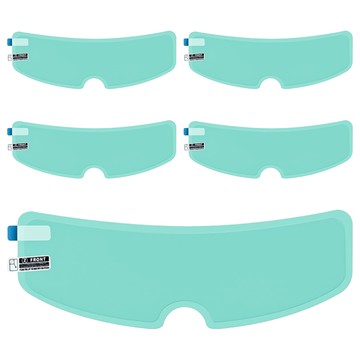 小麥購物 安全帽防雨防霧貼 G050 32g 5個  24.5 x 6.5cm  綠色