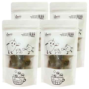 LAOMU 黑糖桂圓紅棗茶  60g  4袋  1包