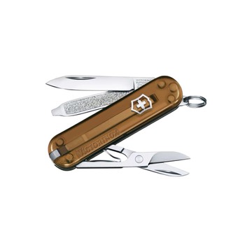 Victorinox 瑞士維氏 透感SD小型袋裝刀【7用】-可可 約5.8cm (VI516)