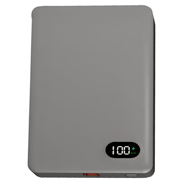 MCK 科技 WCC 超薄磁吸行動電源 輕巧 電量顯示 磁吸無線充電  星月銀