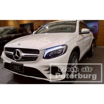 賓士C253晴雨窗 BENZ GLC-Class Coupé 第一代 2016-22年起適用【短截款】比德堡嵌入式晴雨窗