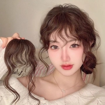 台灣出貨 假髮女 瀏海髮片  遮白髮髮片 劉海假發片 頭頂髮片 假髮片 瀏海假髮 法式瀏海 假髮片 髮片 假瀏海髮片