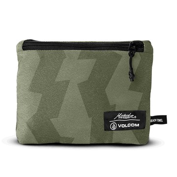 Matador 鬥牛士 Packable Beach Towel 超輕量速乾沙灘墊 Volcom聯名款  虎斑綠  1個