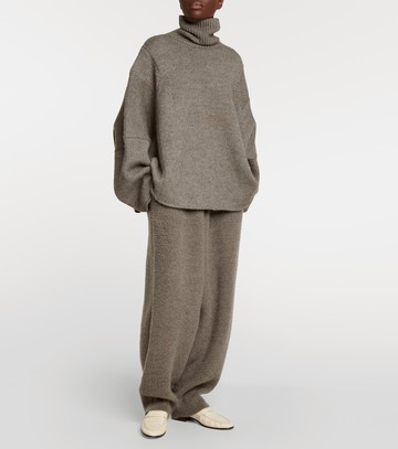 The Row Erci alpaca and silk turtleneck sweater