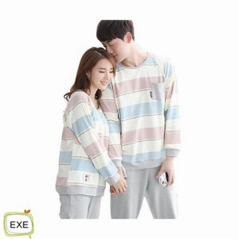 パジャマ ペア ナイトウェア寝間着 ギフト誕生日お祝いプレゼント父の日 母の日 結婚祝い結婚記念日 ギフト ボーダー女ワンピース型 通販 Lineポイント最大get Lineショッピング