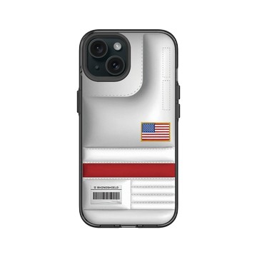 iPhone 15 Clear 酷墨灰 - NASA - NASA Space Food Bag - US Flag