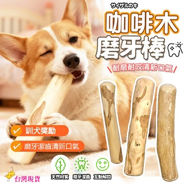 【12H發貨 滿額免運】天然咖啡木磨牙棒 狗狗磨牙棒 磨牙清潔 狗磨牙棒 狗玩具 互動玩具 天然木質磨牙棒 木頭磨牙玩具