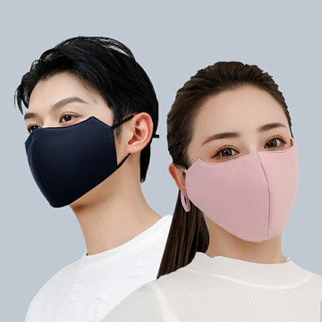 可水洗保暖棉布口罩 防風面罩 防寒口罩 透氣口罩 騎士面罩 造型口罩 面罩 保暖口罩 素色口罩【BN0062】普特汽車精