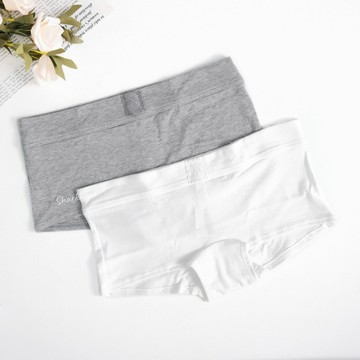 【Sharkhead】現貨 Victoria's Secret 內褲 四角褲 咬標 灰色 白色 平口褲 安全褲 熱褲