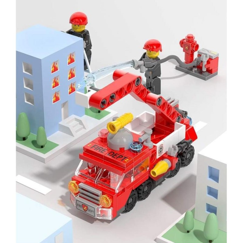 レゴ ブロック 消防車 キット LEGO 互換品 | LINEショッピング