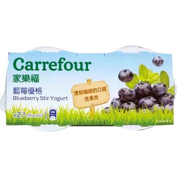 家樂福藍莓優格-100g※實際到貨效期約4天以上