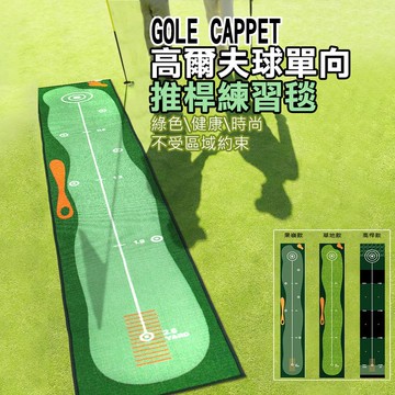 [現貨]高爾夫室內外辦公室果嶺球場迷你球道 庭練習毯套裝 地毯 高品質 便攜 推桿練習器家 高爾夫球單向推桿練習毯