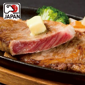 日本A5純種黑毛和牛紐約克牛排4片組(200公克/1片)