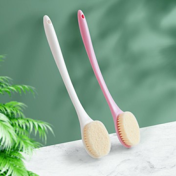 洗澡刷子搓澡神器軟毛長柄沐浴刷后背搓背刷搓泥不求人身體搓澡巾