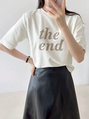 展現日常高級感的氣質T恤 (正韓)