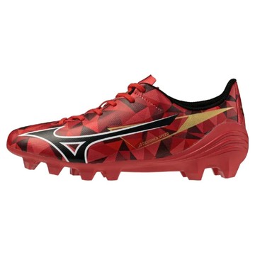 Mizuno 美津濃 α II SELECT 足球釘鞋 P1GA256560  26cm  紅色 + 黑色