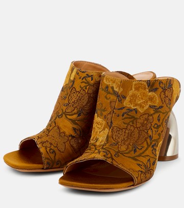 Dries Van Noten Floral mules