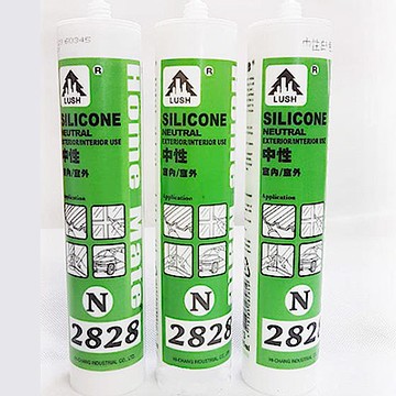 N2828 ( 5支 ) 中性矽力康 Silicone 300ml (透明、淺灰、白色)