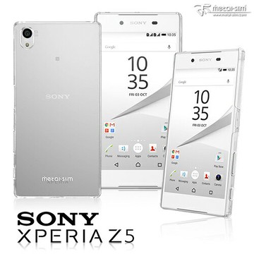 【UNIPRO】Metal-Slim SONY Xperia Z5 奈米高抗刮PC透明系列保護殼 3.5~4H