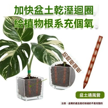 🔥臺灣出貨🔥一種新型花盆底部透氣管新品盆土透氣花盆通風管盆土防爛根神器