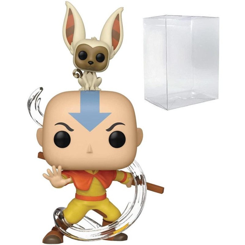 アバター:最後のエアベンダー - Aang with Momo Funko Popビニール