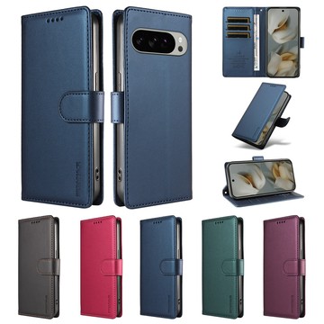 珠光前扣掀蓋套 適用 Google Pixel 11 Pro XL 手機殼 Pixel 11 Pro 保護殼 親膚牛紋