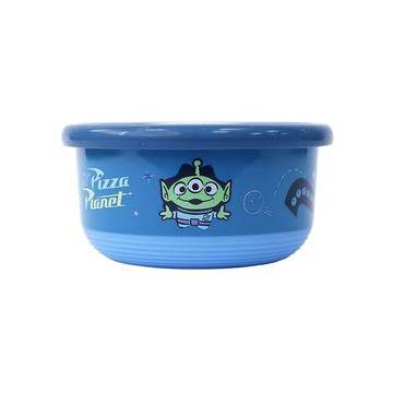 『HOUSUXI．舒希』迪士尼玩具總動員系列-三眼怪-不鏽鋼雙層隔熱碗420ml(A4)