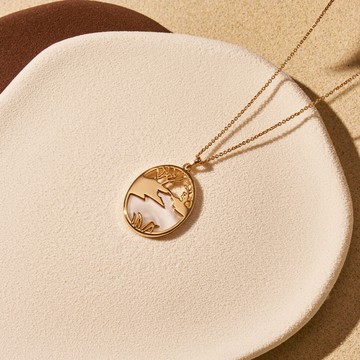 SOIRÉE BY N.Y. 蒔華芮︱湖光珍珠母貝項鍊 (共兩色)