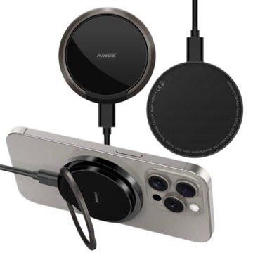 NISDA For 15W指環支架磁吸無線充電盤( MWC151R )