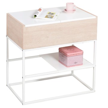 《C&B》變換自在的收納日常收納邊櫃邊桌淺色系