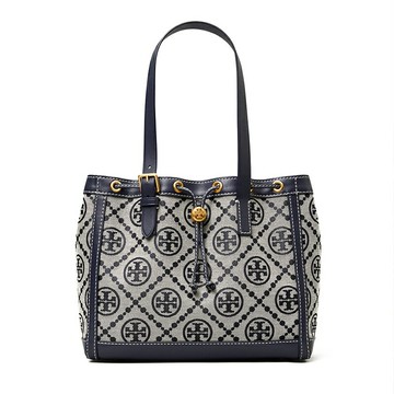 Tory burch T MONOGRAM 提花小號托特包女士手提包單肩包 81803  (預購)(藍色現貨)  ~【 菲尼斯 國際精品 ★ 疊加現抵$2099 】