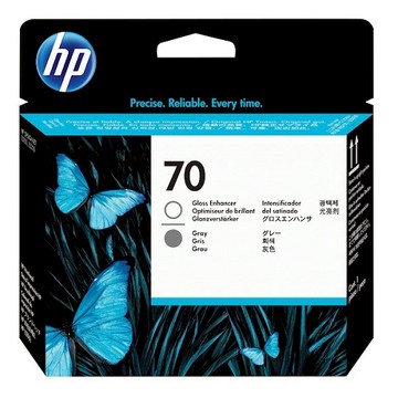 HP 惠普 70 亮光劑與灰色印字頭 C9410A(過期品) 適用DesignJet Z3100/Z3200