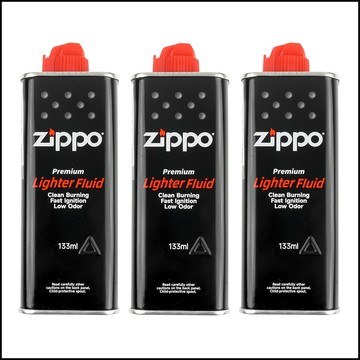 【ZIPPO】正廠打火機專用補充油~3罐優惠價