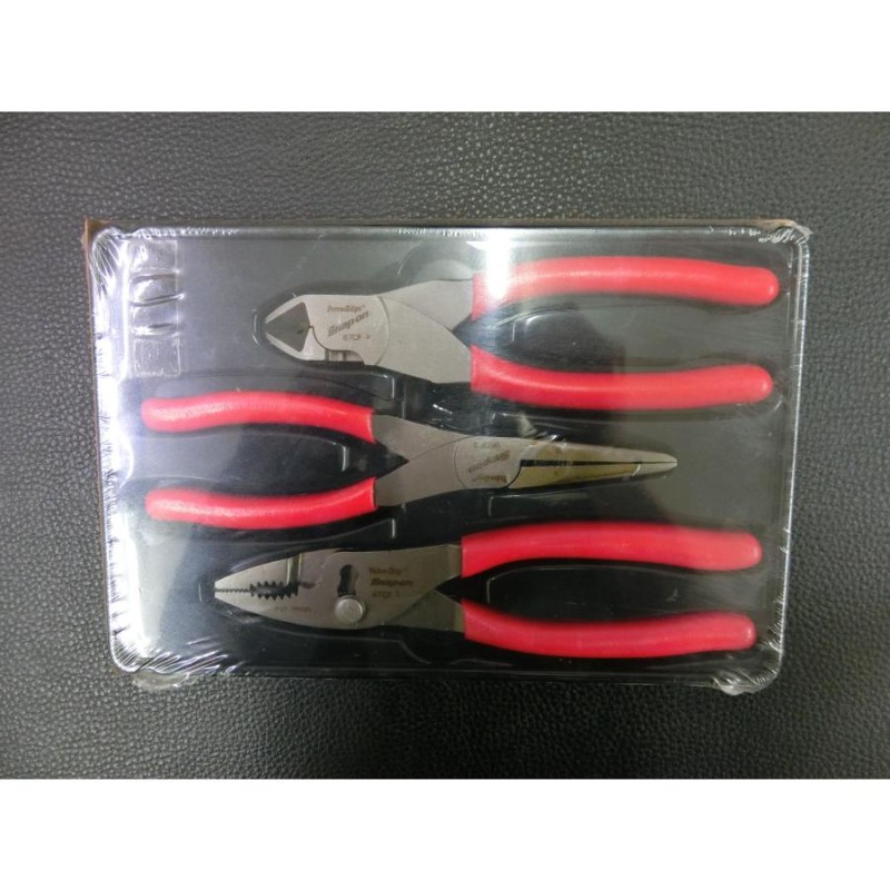 未使用品 スナップオン SNAP-ON 3Piece プライヤー ニッパー セット Pliers Cutters Set PL300CF  管理No.40309 | LINEブランドカタログ