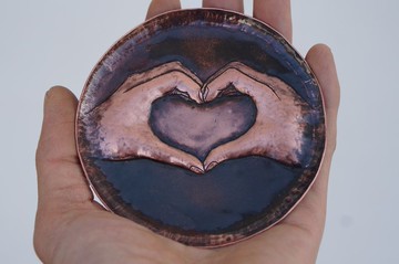 【溪山】浮雕結婚求婚戒指盤收納盤圖案可客製