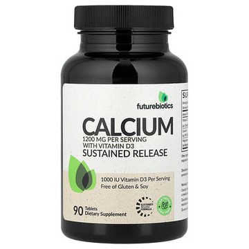 Futurebiotics, Calcium With Vitamin D3, Sustained Release, 90 Tablets