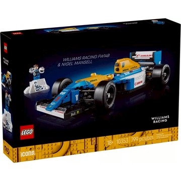 [樂享積木] LEGO 10353 威廉斯 ＆ 奈傑爾·曼塞爾 ICONS系列