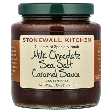 Stonewall Kitchen, 牛奶巧克力海鹽焦糖醬，12.5 盎司（354 克）